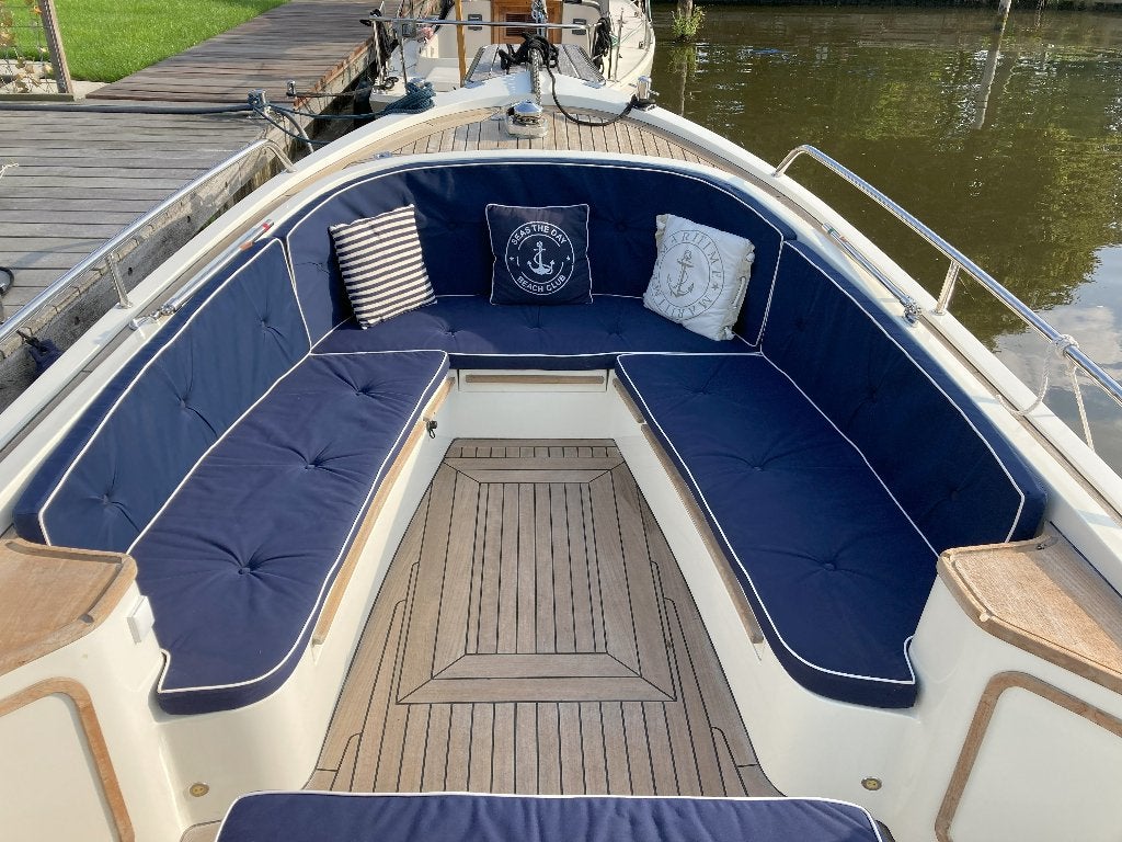 Bellus Barkas 7.50 meter launch, Watersport en Boten, Sloepen, Gebruikt, Binnenboordmotor, Rondzit, Diesel