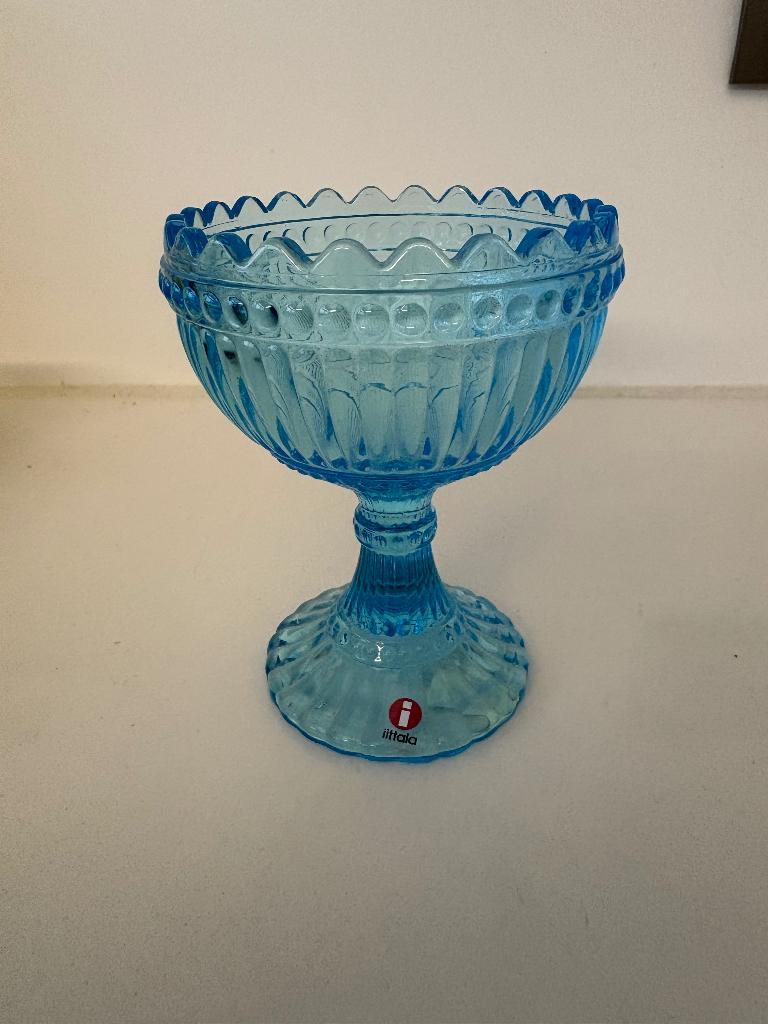 Marimekko / Iittala Mariskooli 12 cm lightblue, Schaal, Rond, Ophalen of Verzenden, Glas