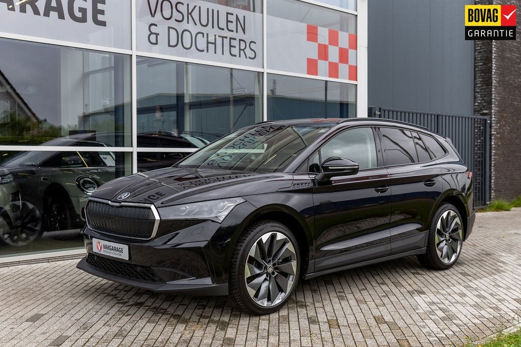 Skoda Enyaq iV 60 Business Edition Plus | Warmtepomp | Camer, Auto's, Skoda, Automaat, 12 maanden, Achterwielaandrijving, Gebruikt