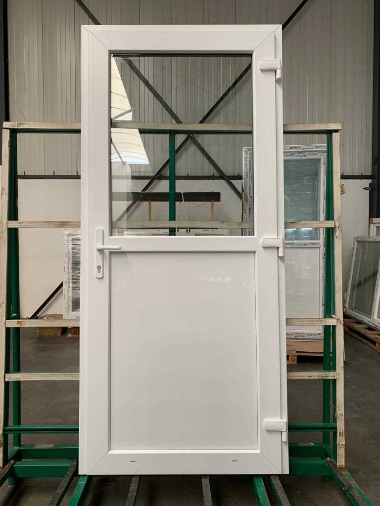 Kunststof Deur met Kozijn 93b x 205h | Op voorraad, Niet ingevuld, 80 tot 100 cm, Niet ingevuld, Nieuw