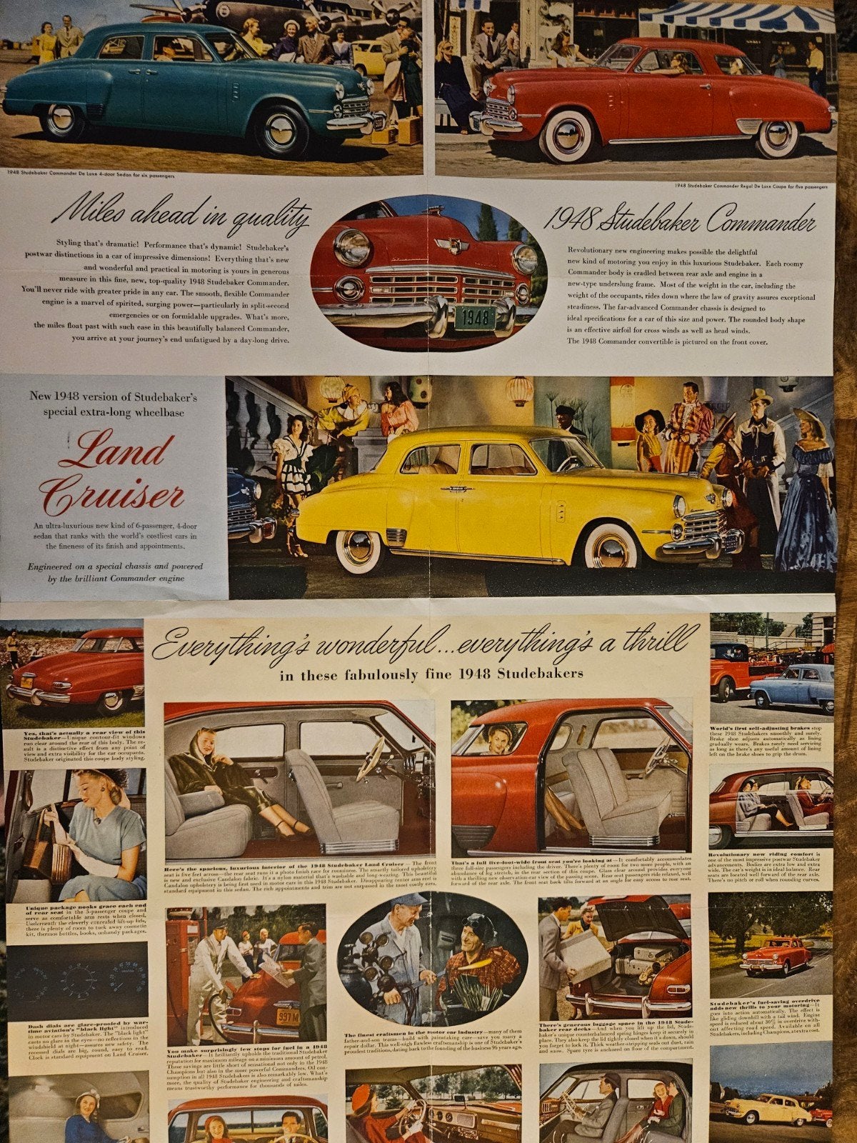 Brochure Studebaker 1949 USA, Ophalen of Verzenden, Zo goed als nieuw, Overige merken