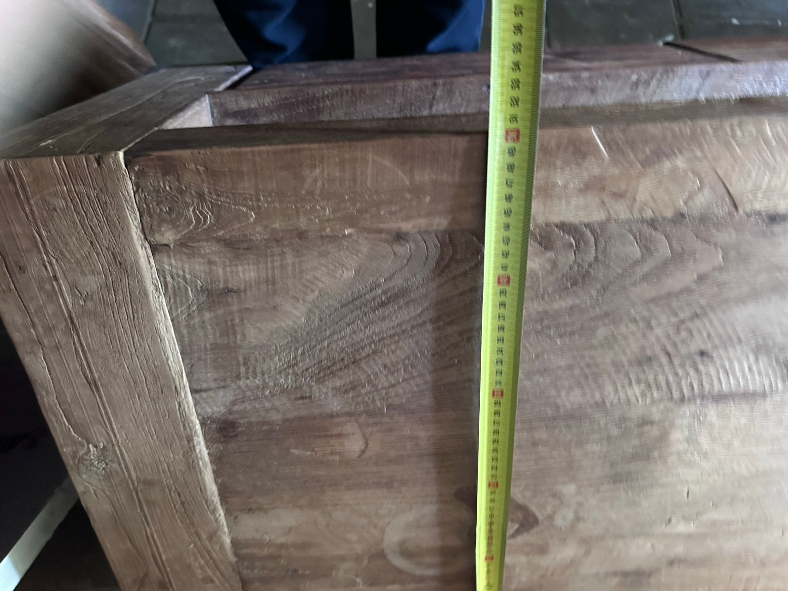 Tv kast teak, Ophalen, Gebruikt, 150 tot 200 cm, Minder dan 100 cm
