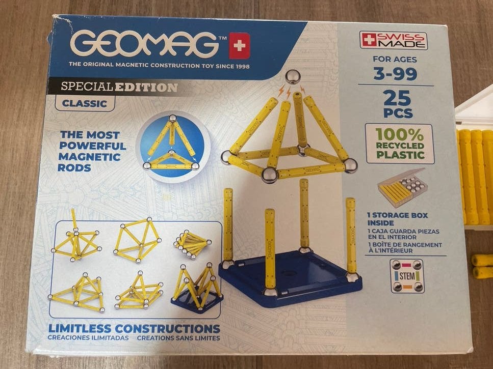 Geomag Classic Special Edition 25 stuks - Magnetisch Bouwspe, Ophalen of Verzenden, Zo goed als nieuw, Overige merken