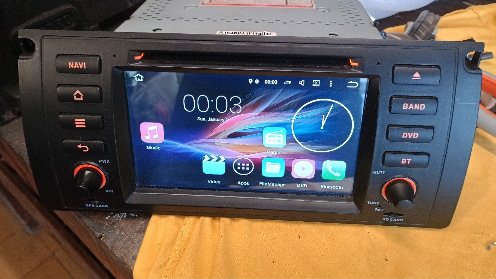 Bmw x5 e53 android radio, Ophalen of Verzenden, Gebruikt