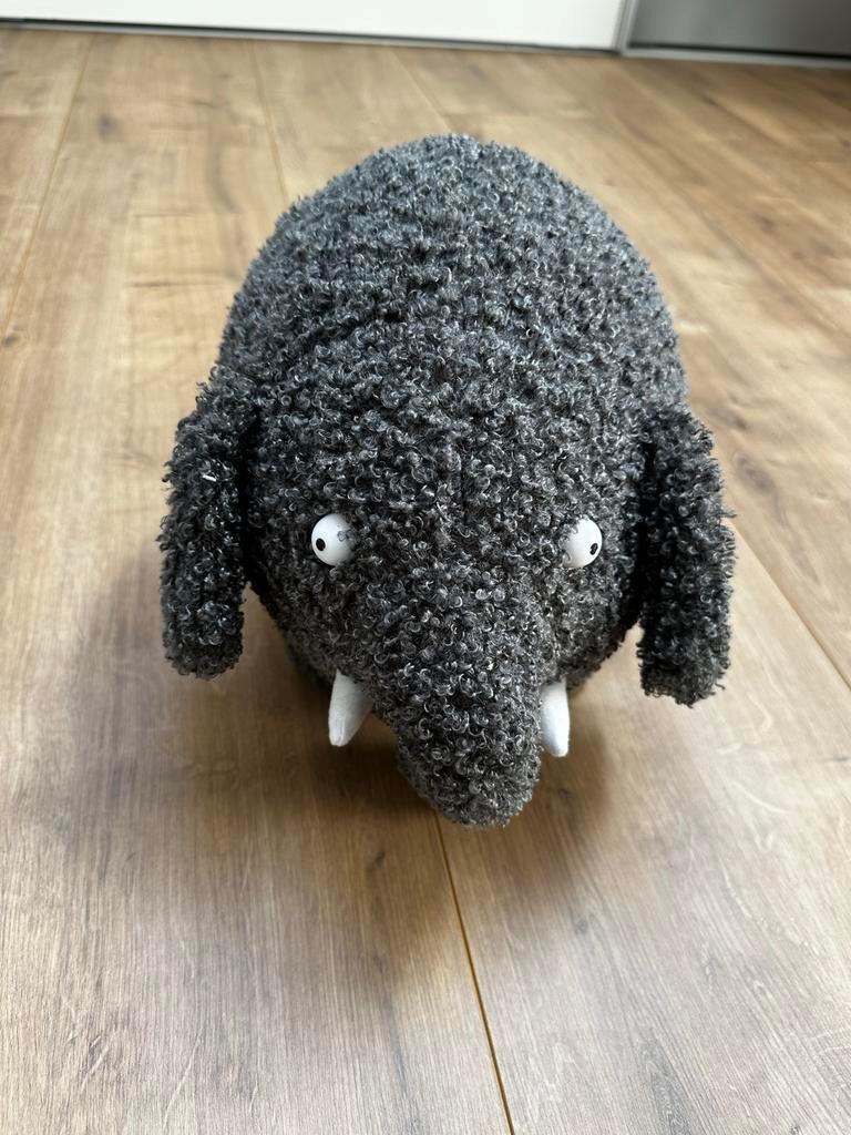 Olli de olifant knuffel, Overige merken, Grijs, Ophalen of Verzenden, Olifant