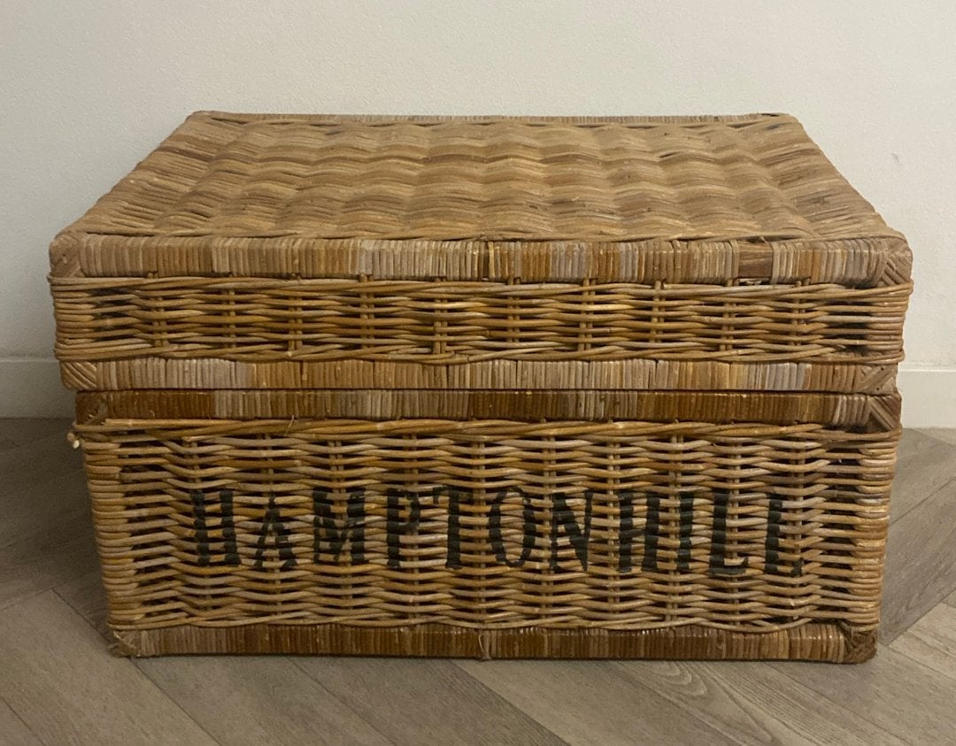 Rotan opbergmand, Huis en Inrichting, Ophalen of Verzenden, Zo goed als nieuw, 50 tot 100 cm, Minder dan 50 cm