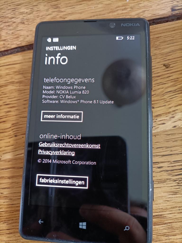 Nokia Lumia 820 Windows Phone 8.1 Update, Telecommunicatie, Mobiele telefoons | Nokia, Gebruikt, Zwart, Ophalen of Verzenden, Klassiek of Candybar