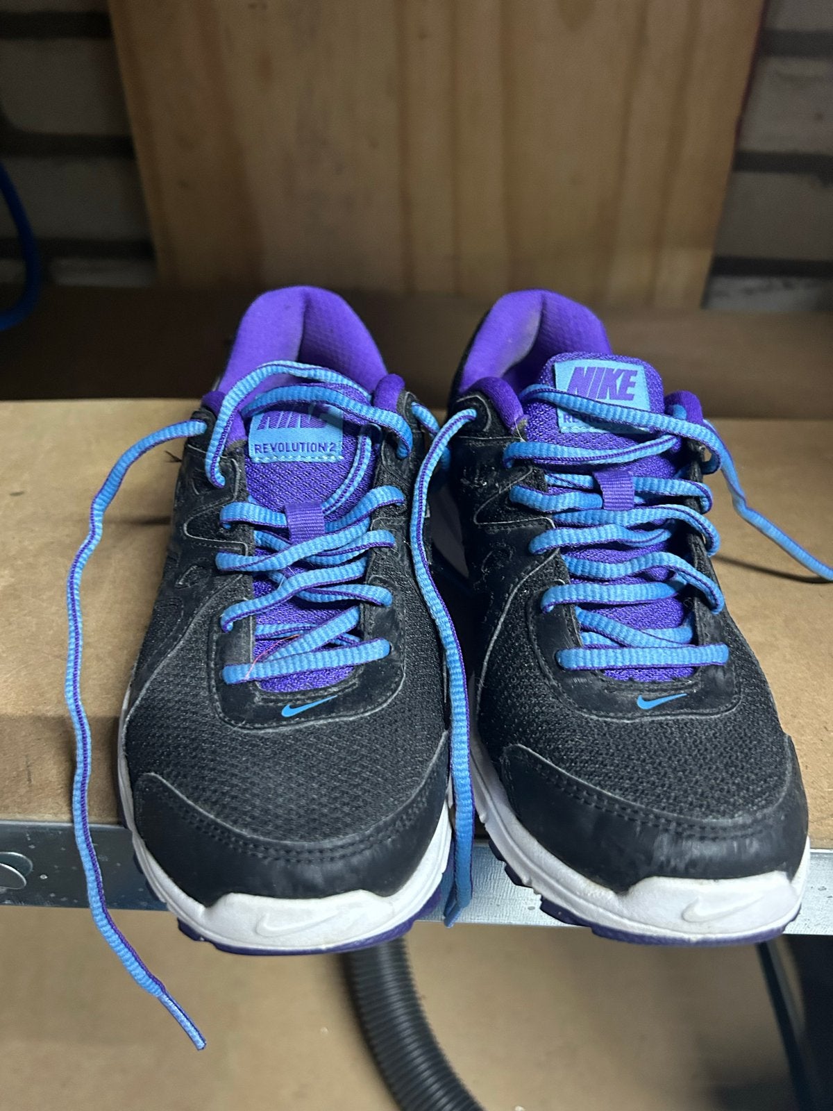 Nike Revolution 2 hardloopschoenen - maat 36,5, Ophalen, Gedragen, Zwart, Sneakers of Gympen