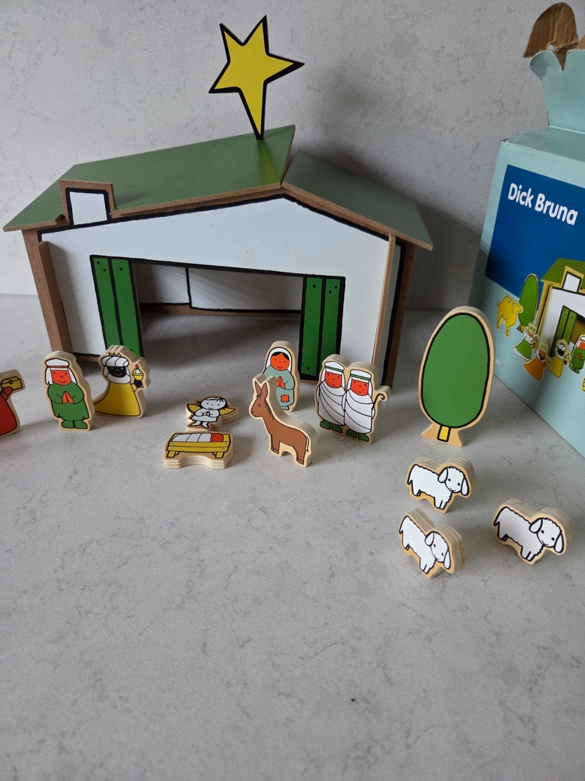 Dick Bruna - Houten kerststal, Ophalen of Verzenden