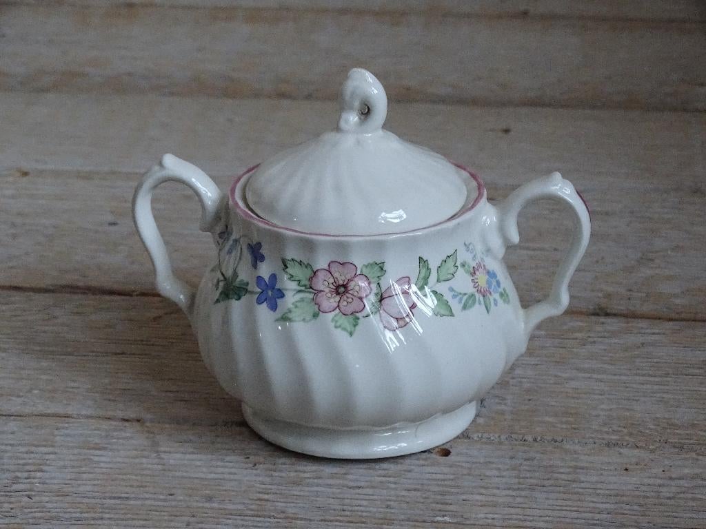 Servies, Wood & Sons SPRING FIELDS by Jenny Rhodes, gaaf, Antiek en Kunst, Ophalen of Verzenden
