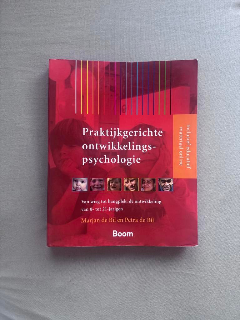 Praktijkgerichte ontwikkelingspsychologie - Marjan de Bil, Boeken, Studieboeken en Cursussen, Ophalen of Verzenden, Gamma, Gelezen