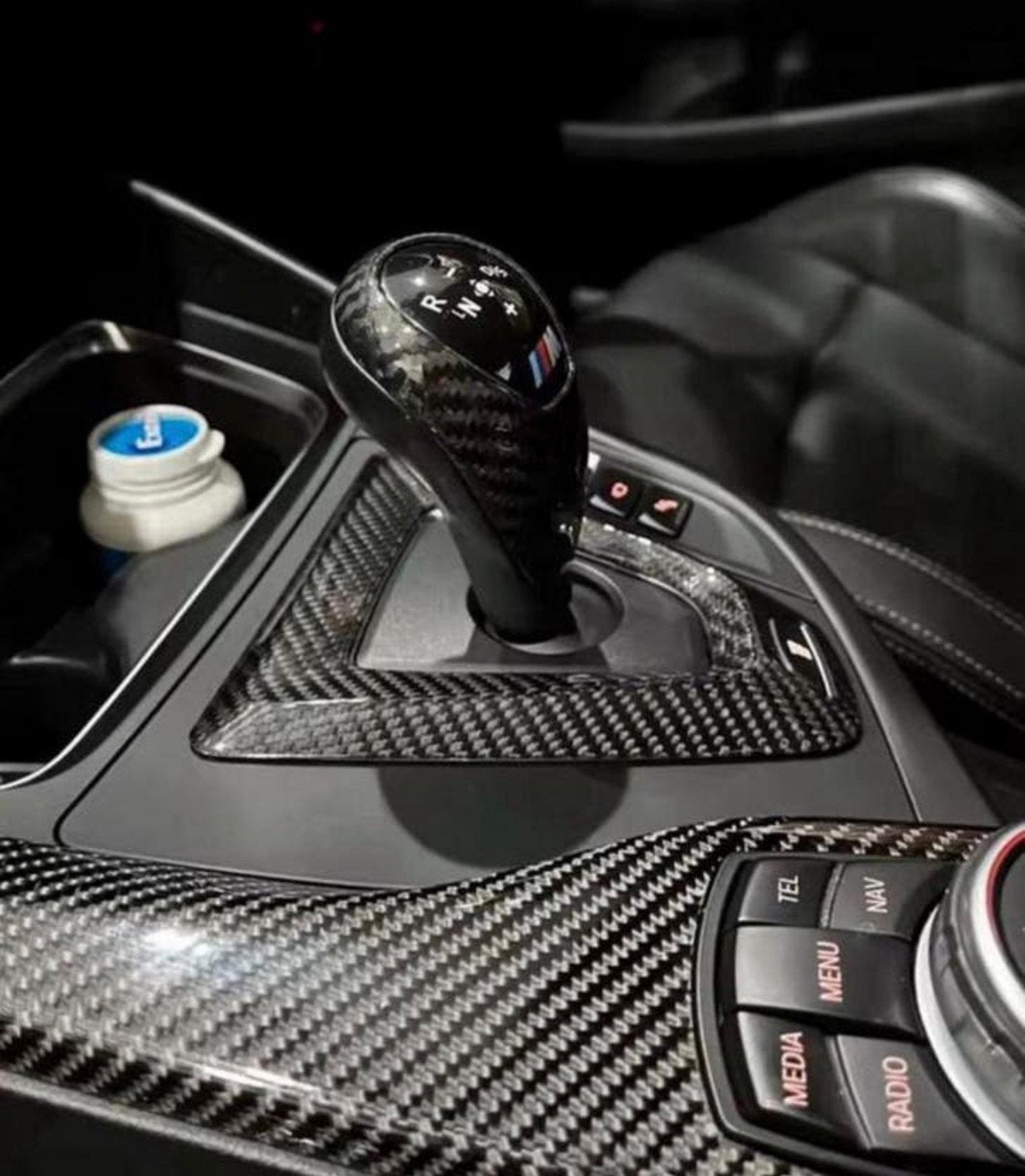 BMW M3 / M4 F80 F82 F83 – Carbon Pookknop Cover (RHD), Ophalen of Verzenden, H, H, H