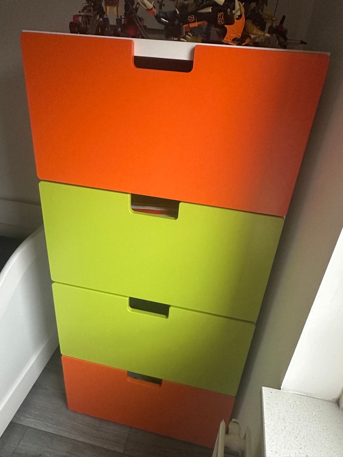 IKEA Trofast opbergkast met 4 lades, Ophalen, Gebruikt, 3 of 4 laden, 150 tot 200 cm