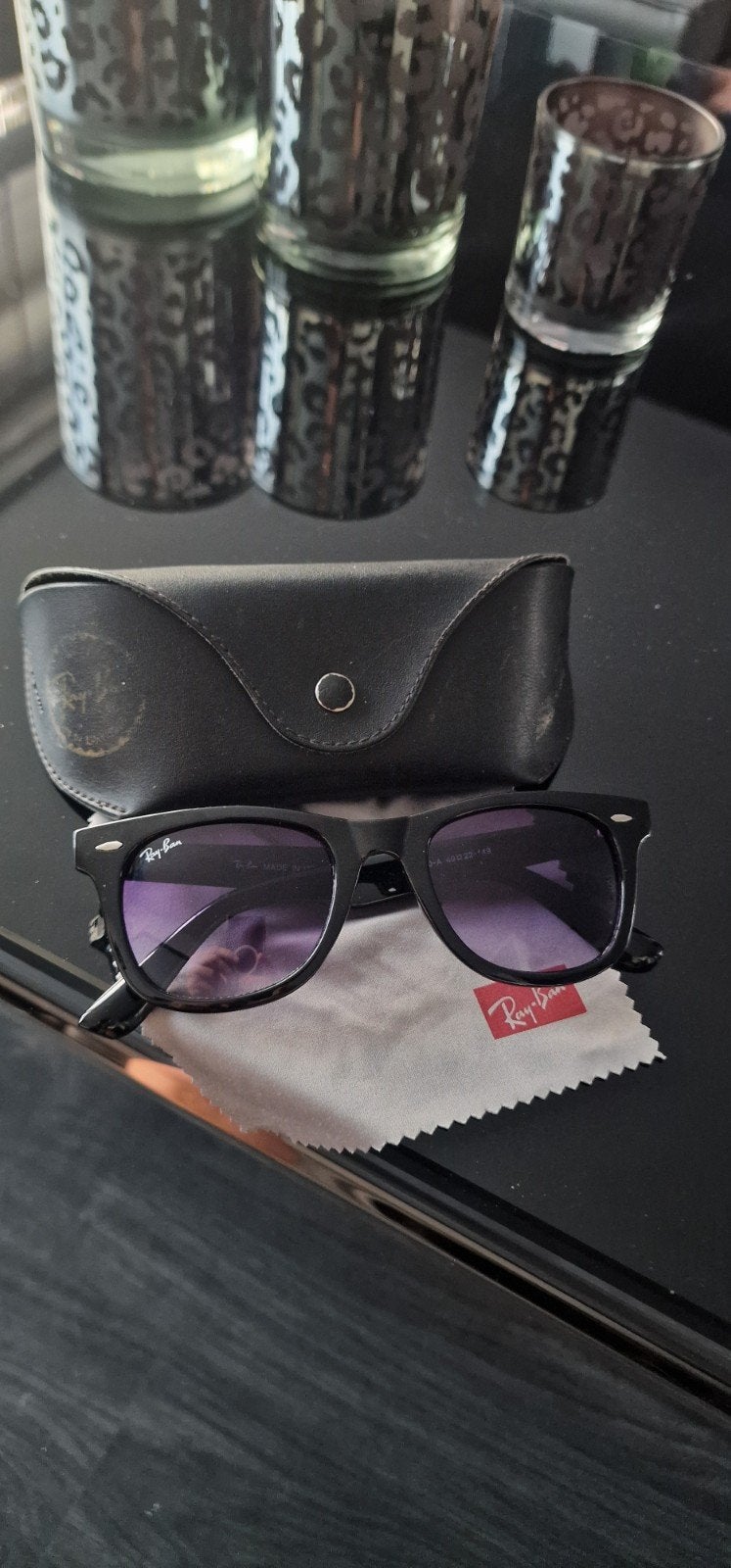 Ray-Ban Wayfarer Zonnebril RB2140-A, Ophalen, Zo goed als nieuw, Zonnebril, Ray-Ban
