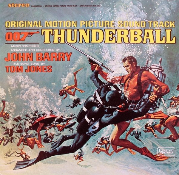 John Barry – Thunderball (Original Motion Picture Soundtrack, Ophalen of Verzenden, Gebruikt, 12 inch