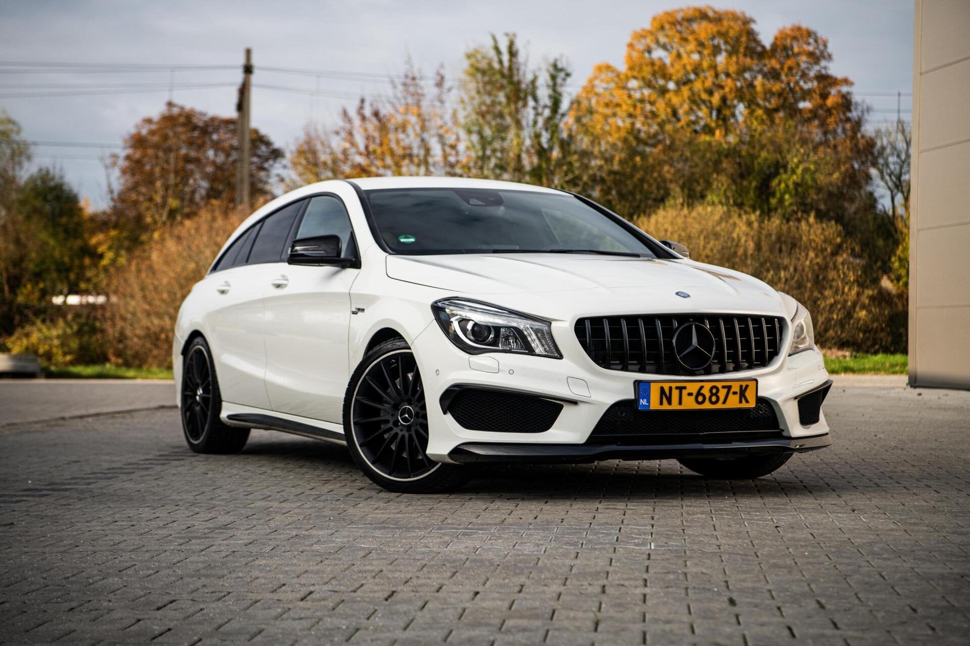 Mercedes CLA 45 AMG 361PK Shooting Brake 4MATIC Xenon Navi S, Auto's, Automaat, CLA, Gebruikt, 4 cilinders
