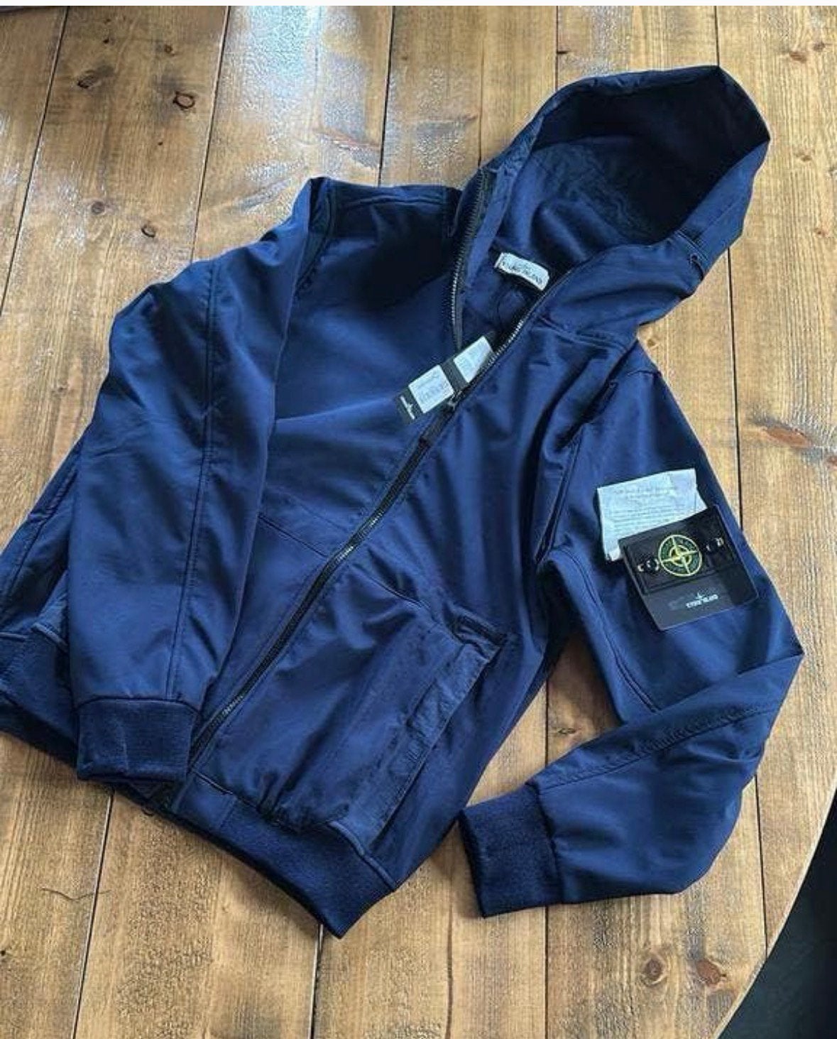 NIEUW! Stone island softshell donkerblauw - Maat S, Ophalen of Verzenden, Nieuw, Maat 46 (S) of kleiner, Blauw