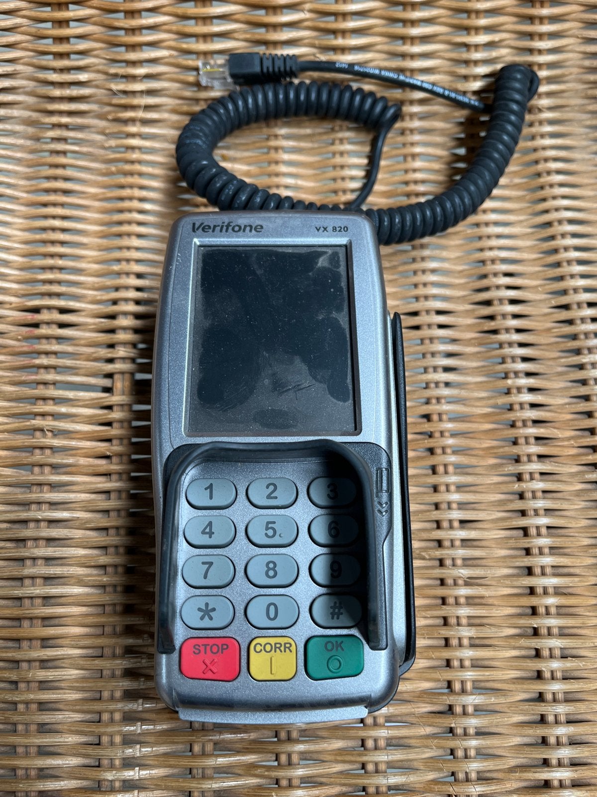Verifone VX 820 pinautomaat - Compleet met kabel, Ophalen of Verzenden, Verifone, Email, Adres