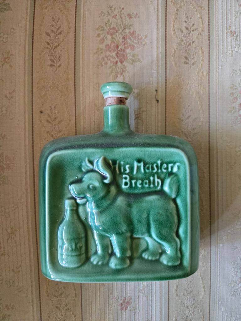 Zeldzame vintage keramieken drankfles His Masters Breath, Antiek en Kunst, Antiek | Keramiek en Aardewerk, Ophalen of Verzenden