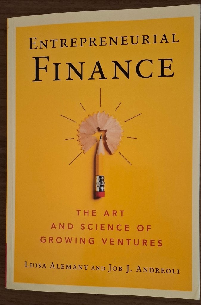 Alemany & Andreoli - Entrepreneurial finance, Diverse auteurs, Ophalen of Verzenden, Zo goed als nieuw, Economie en Marketing