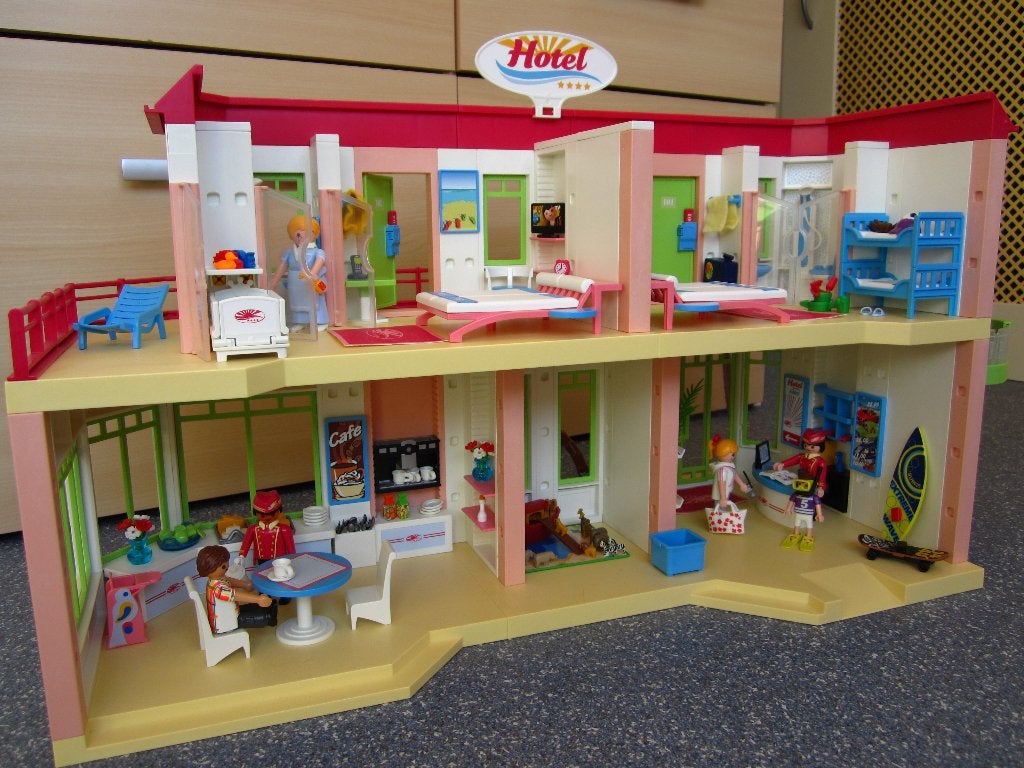 Playmobil 5265 hotel, Kinderen en Baby's, Speelgoed | Playmobil, Zo goed als nieuw, Complete set, Ophalen of Verzenden