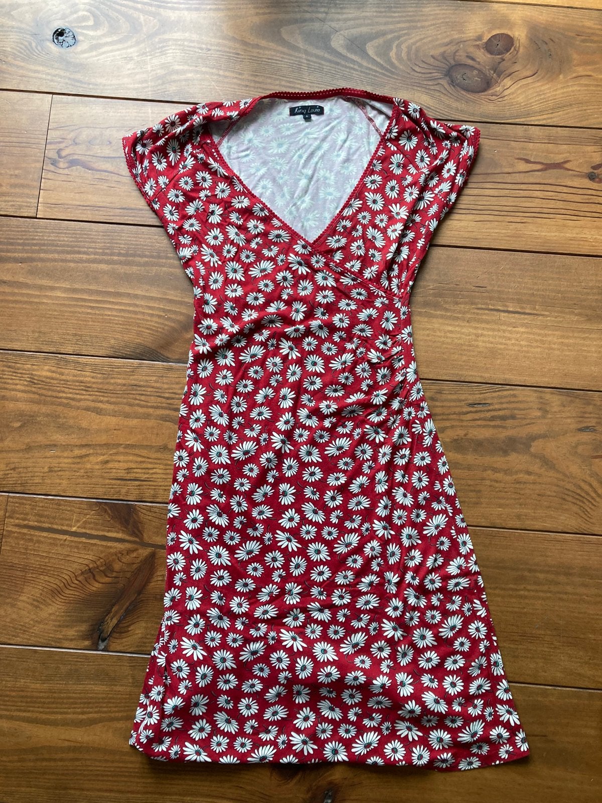 Vrolijk jurkje King Louie maat S, Kleding | Dames, Ophalen of Verzenden, Zo goed als nieuw, Maat 36 (S), Boven de knie