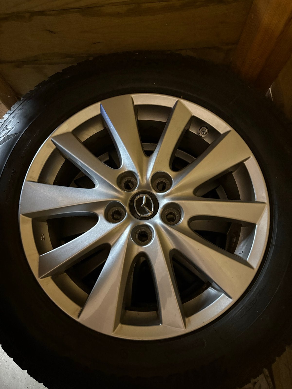 Mazda cx5 winterbanden op velg 17 inch, Ophalen, Gebruikt, Banden en Velgen, 17 inch