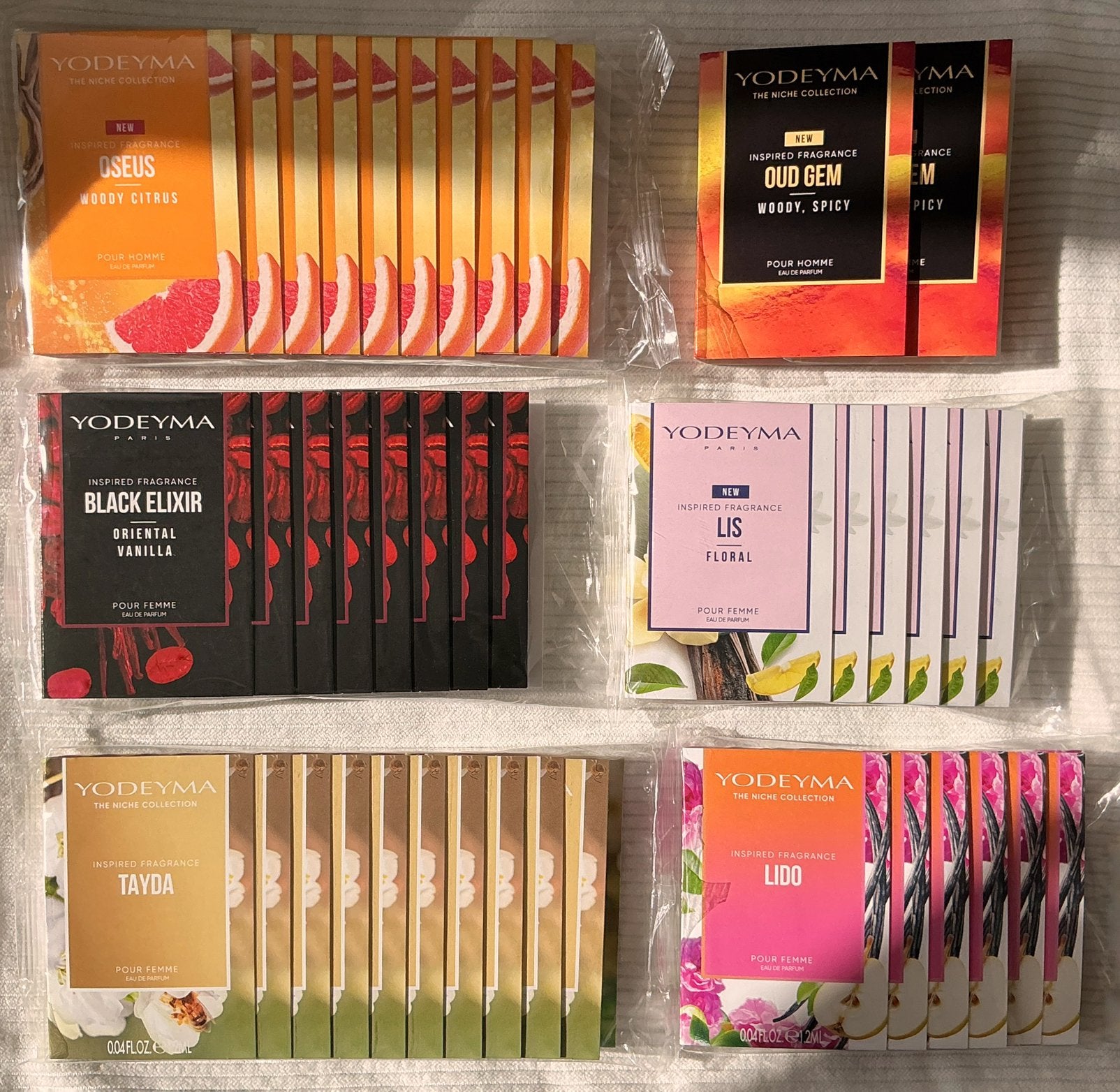 Yodeyma Parfum Proefjes Set, Verzamelen, Parfumverzamelingen, Verzenden, Nieuw, Proef of Tester