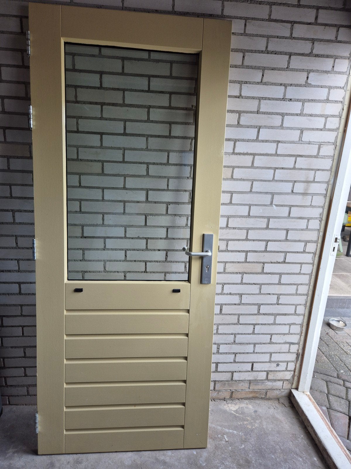 Z.G.A.N zware hardhouten buitendeur, Ophalen, 80 tot 100 cm, 200 tot 215 cm, Hout