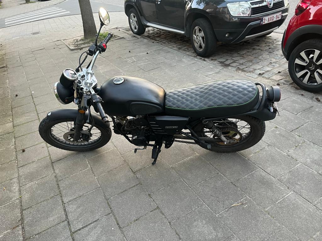 Hanway Raw 50 50cc - Perfecte staat, handgeschakeld, Fietsen en Brommers, Brommers | Overige merken, Ophalen, Maximaal 45 km/u