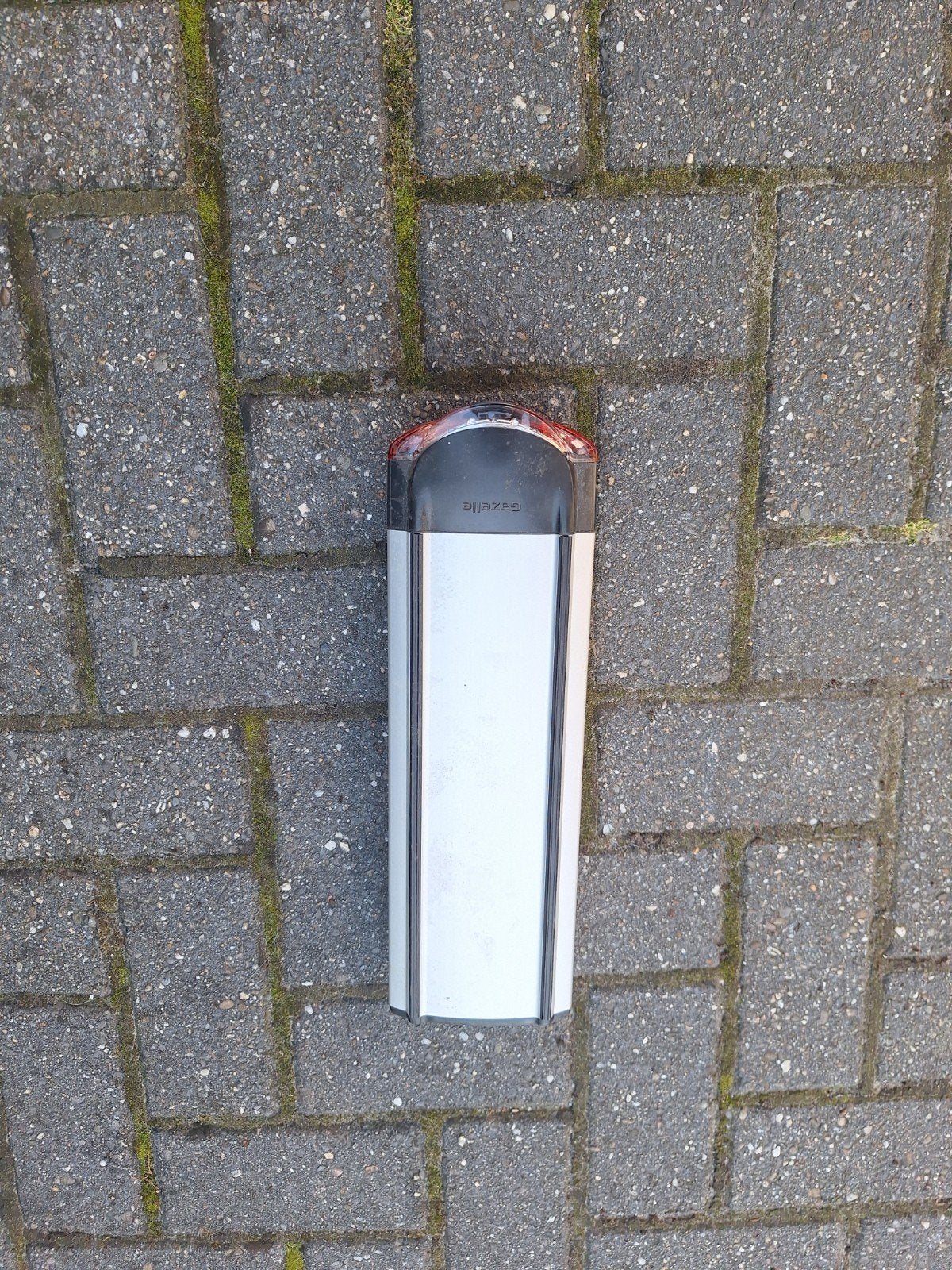 Gazelle fietsaccu - Silver STAAT ONBEKEND!!, Ophalen of Verzenden, Gebruikt