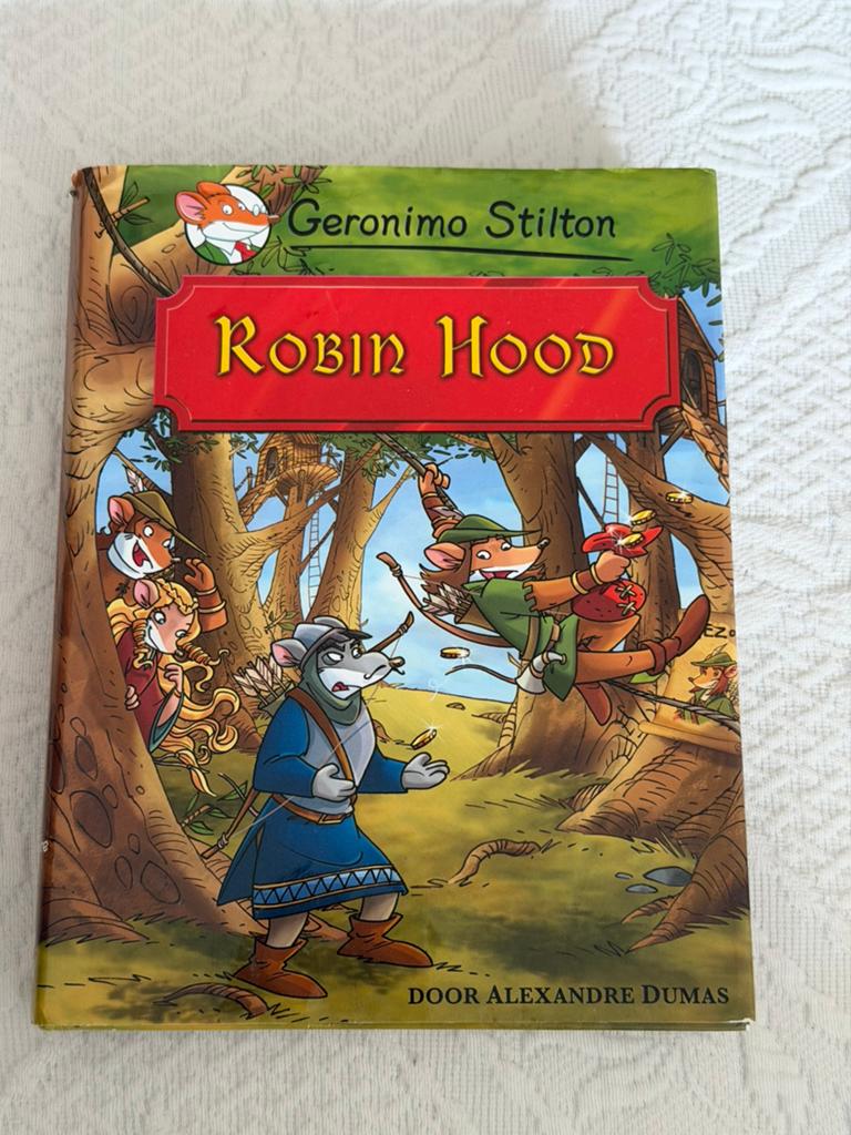 Geronimo Stilton – Robin Hood, Ophalen of Verzenden, Zo goed als nieuw, Fictie algemeen