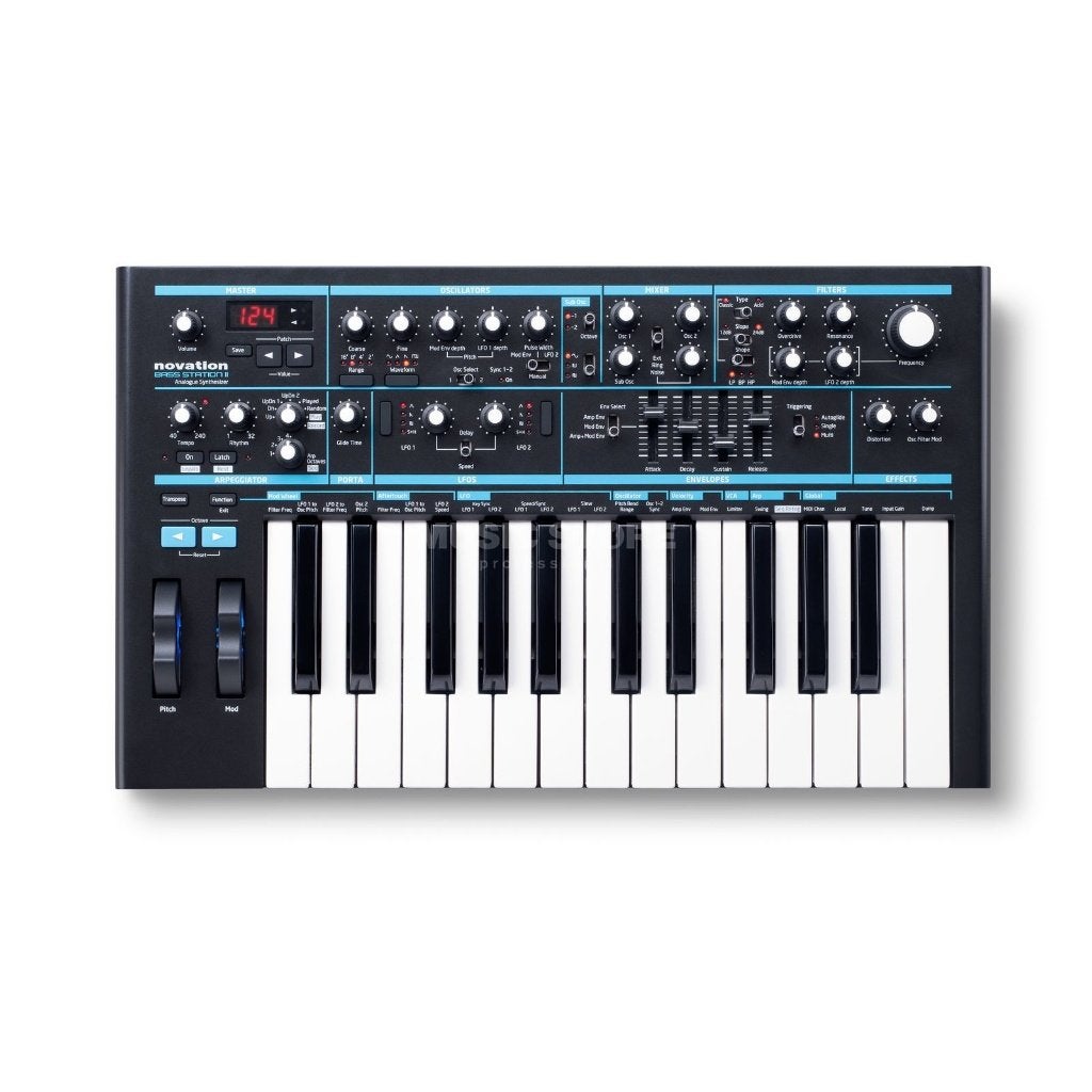 Novation Bass Station II, Ophalen, 61 toetsen, Novation, Nieuw