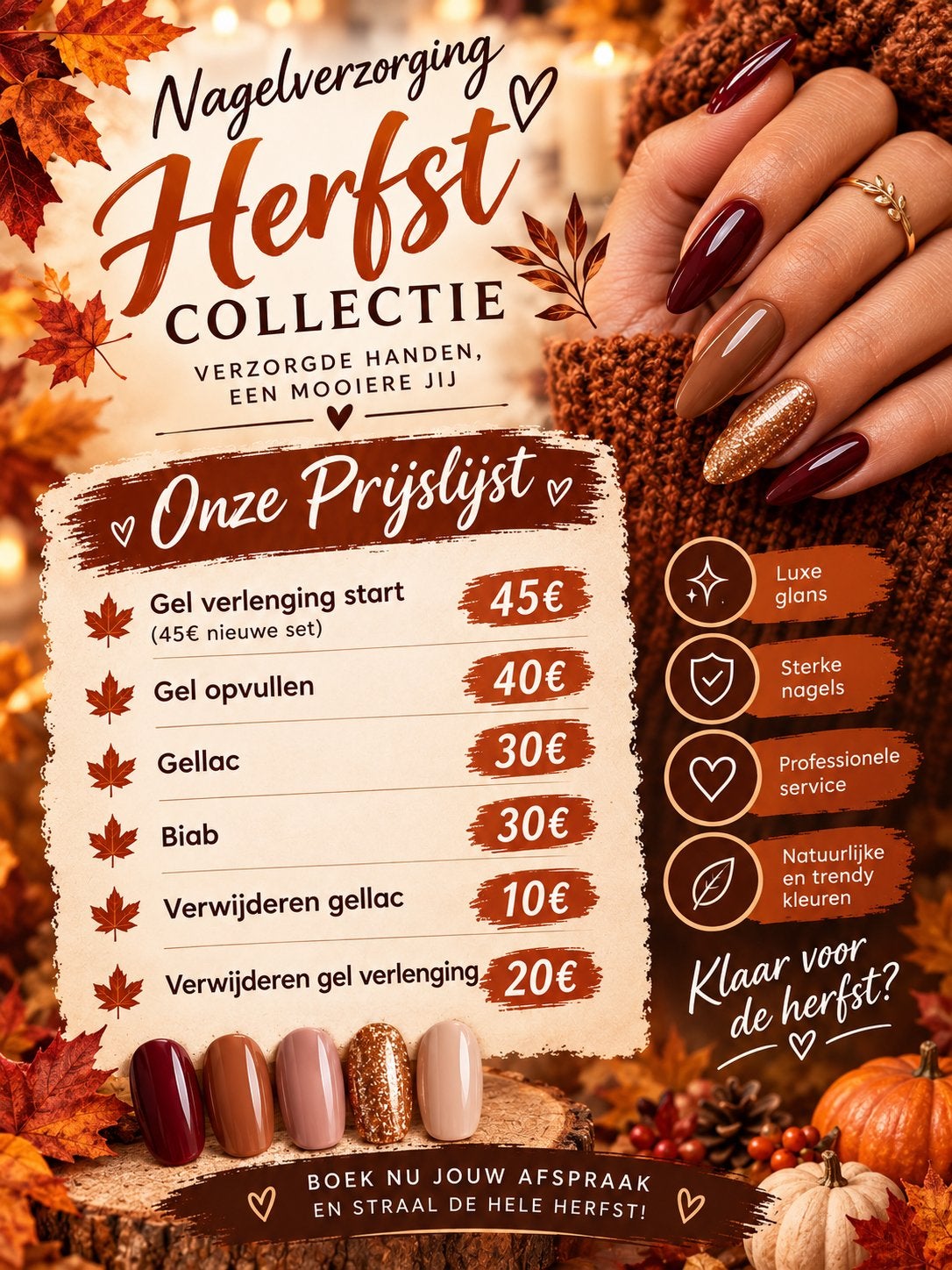 Gel Nagels, Overige niveaus, Starter, Overige vormen