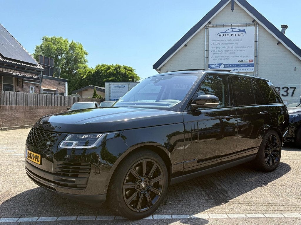 Land Rover Range Rover P400 BLACKPACK/109800KM/PANO/ZEER COM, Auto's, Land Rover, Automaat, Gebruikt, Zwart, 4 cilinders