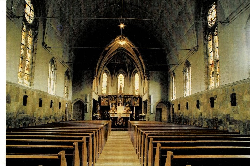 Ameland, interieur St. Clemenskerk, Ophalen of Verzenden, 1980 tot heden, Ongelopen, Waddeneilanden