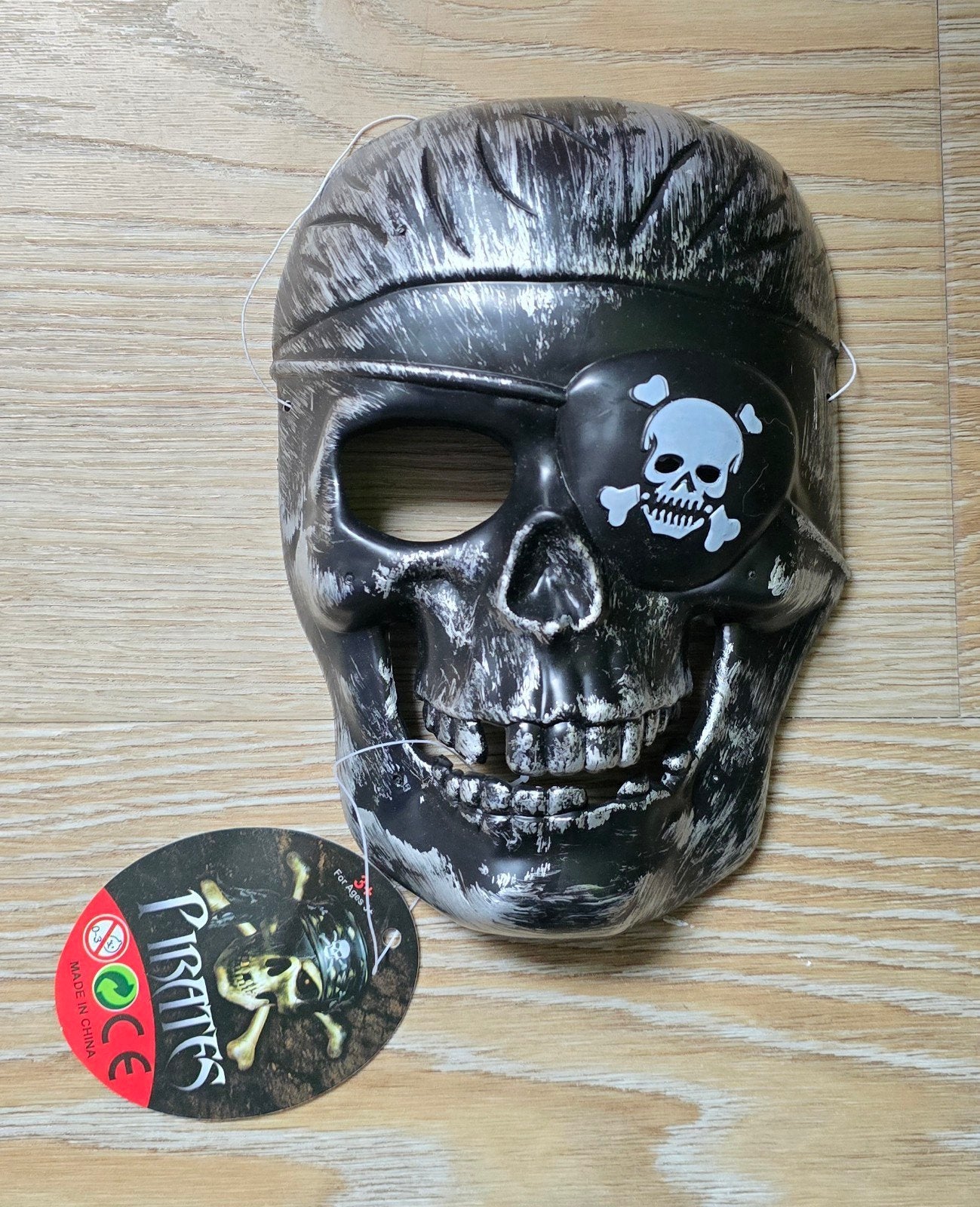 Piraten Doodshoofd Masker - Nieuw, Ophalen of Verzenden, Nieuw, Overige typen