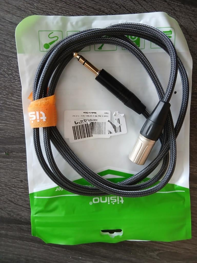 Nieuwe XLR naar Jack Audiokabel - 1.5m, Ophalen of Verzenden, Nieuw, Apparatuur