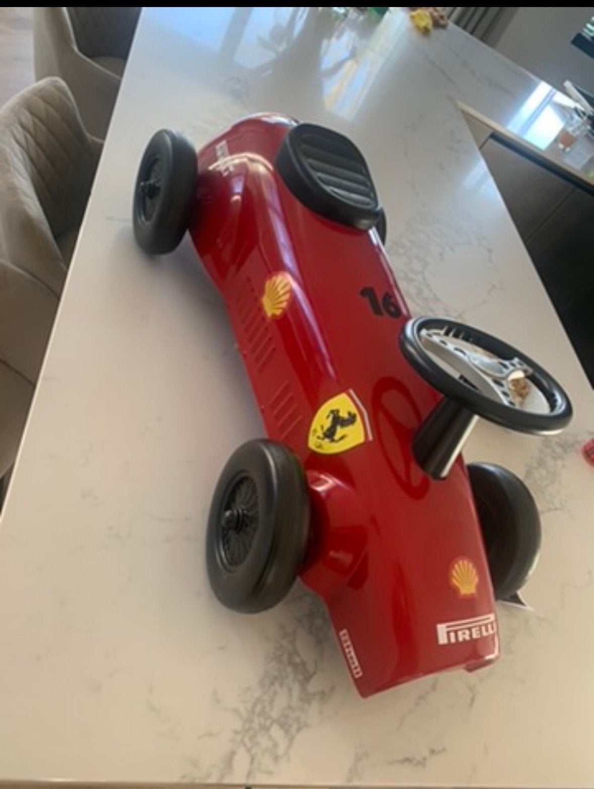 Ferrari loopauto voor kinderen - Zo goed als nieuw, Ophalen, Zo goed als nieuw