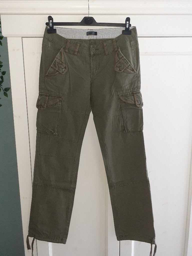 Groene Cargo broek, maat 38, Maat 38/40 (M), Only, Ophalen of Verzenden, Zo goed als nieuw