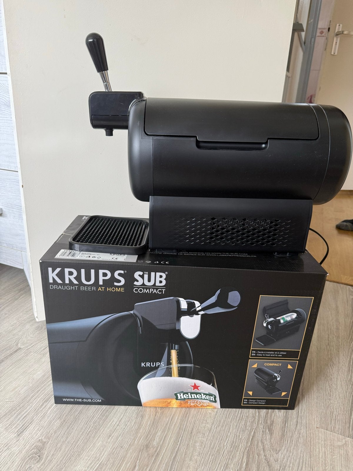 Krups The Sub Compact thuistap - Perfect bier thuis, Witgoed en Apparatuur, Thuistaps, Ophalen, Nieuw, Krups