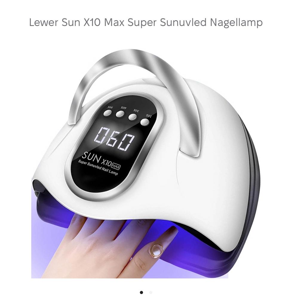 Sun X10 Max Super Sunuvled Nagellamp, Ophalen, Nieuw