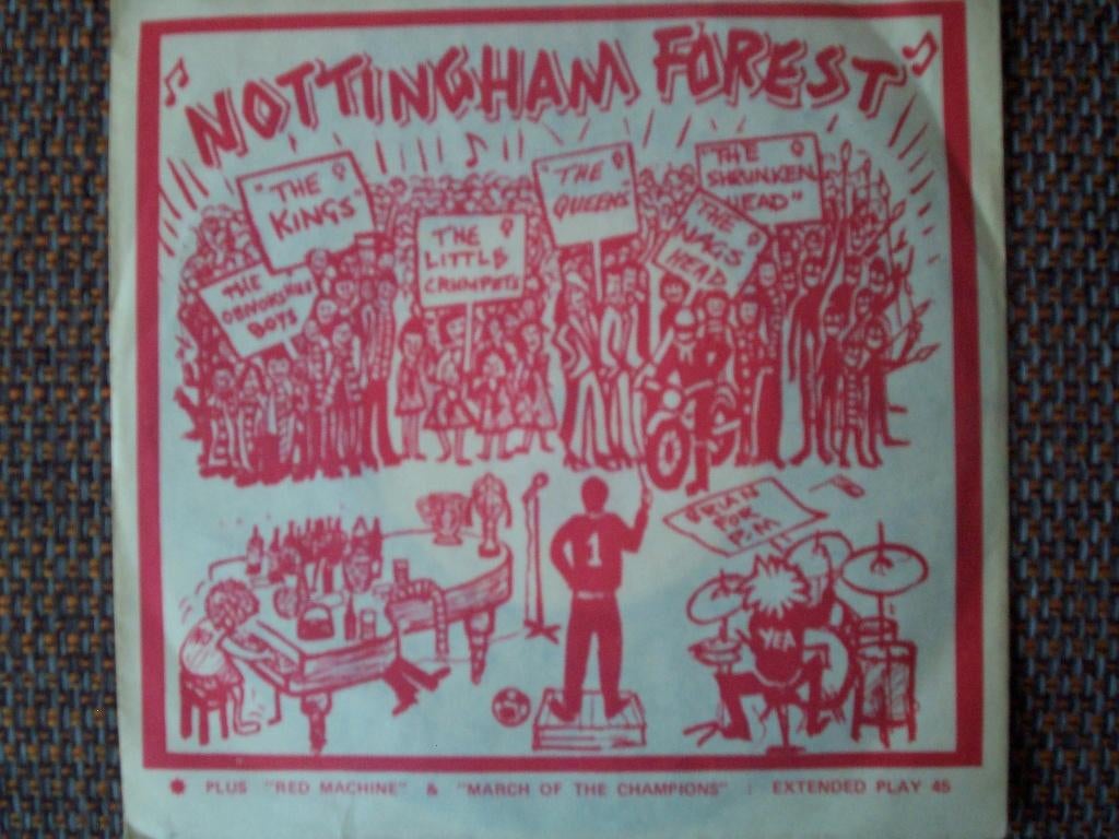 Ruil of koop Nottingham Forest b/w March of the Champions, Cd's en Dvd's, Vinyl Singles, Gebruikt, 7 inch, Single, Ophalen of Verzenden