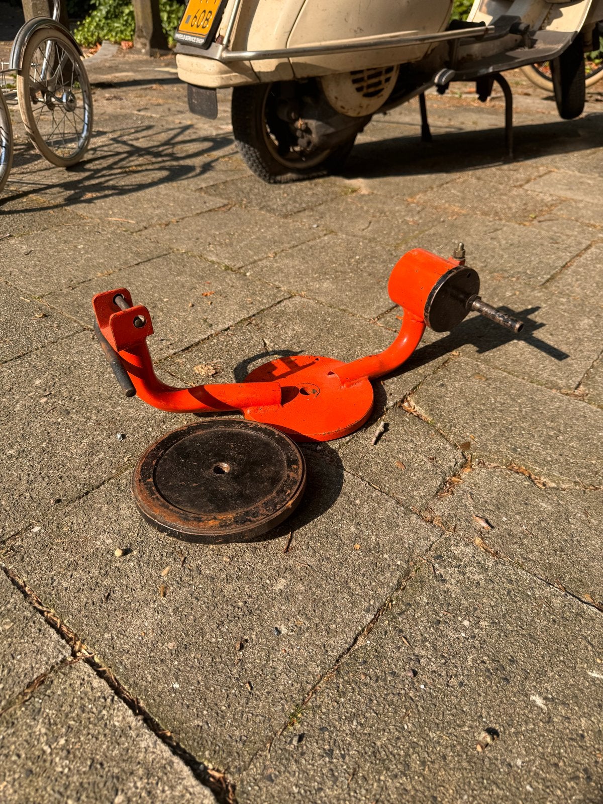 Motormontagestandaard Vespa 125VNA/150VBA-GL/160/180/PX etc, Ophalen of Verzenden, Gebruikt, Overige typen