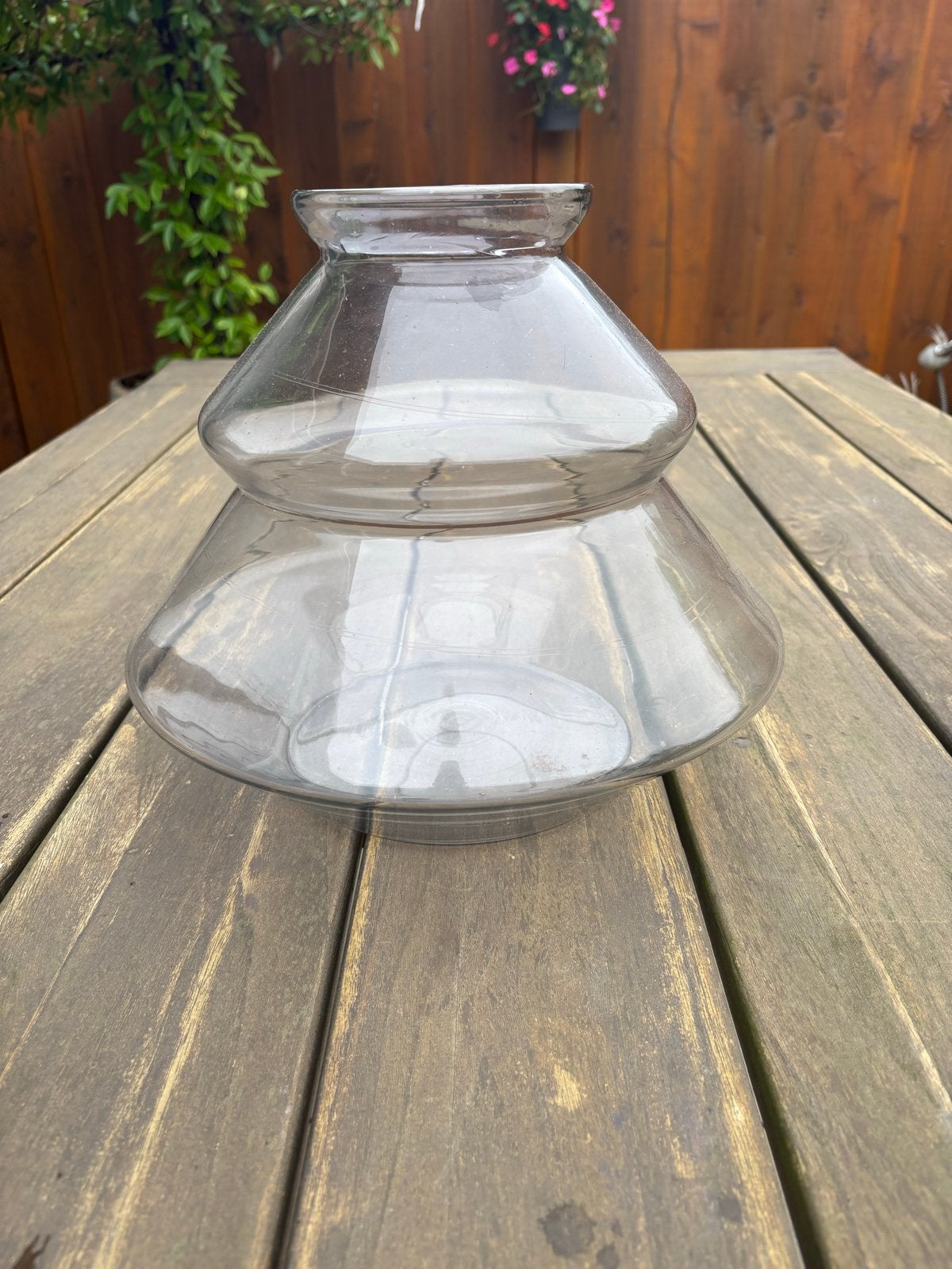 Glazen vaas/windlicht - Uniek design, Ophalen