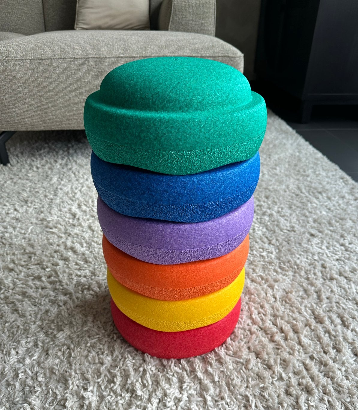 Stapelstein rainbow, Kinderen en Baby's, Speelgoed | Educatief en Creatief, Ophalen, Zo goed als nieuw, Bouwen