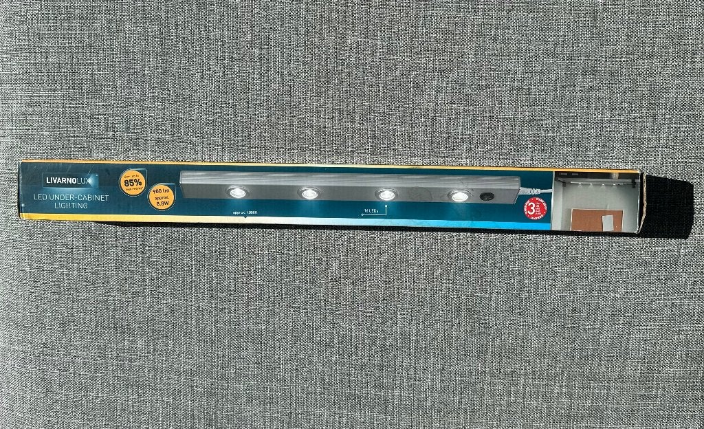 Onderbouwverlichting set 4 spots, Geschikt voor plafondmontage, Opbouwspot, Nieuw, Ophalen of Verzenden
