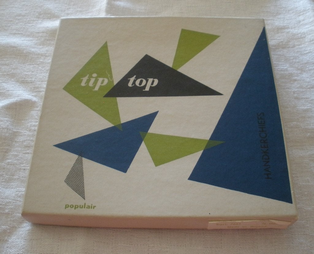 Vintage doosje Tip-Top Dames zakdoekjes / nr. 6, Ophalen of Verzenden