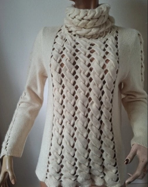 Coltrui opengewerkt crème  38/40, Ophalen of Verzenden, Nieuw, Maat 38/40 (M), Beige