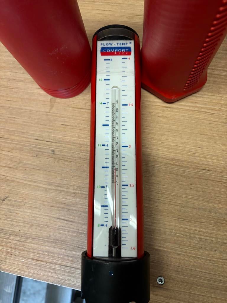 Comfortline Flow-Temp Temperatuur- en Flowmeter, Ophalen of Verzenden, Nieuw